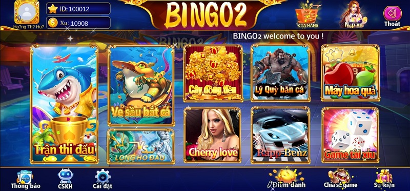 Bingo Club là cổng game hiện đại với giao diện đặc sắc, đa nền tảng