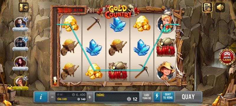 Slot game Gold Country luôn được ủng hộ kể từ khi ra mắt